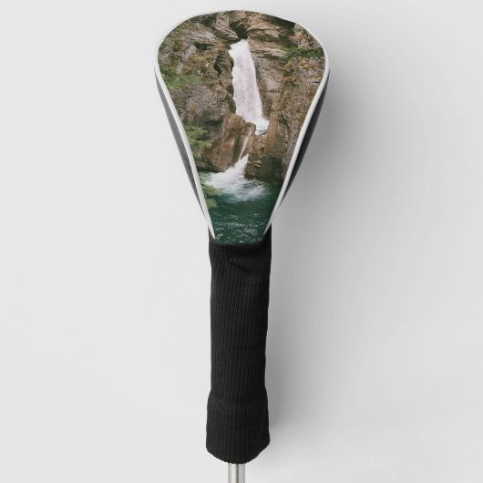Golfhoofd Hoesjes met foto van een waterval Golfheadcover (Voorkant)