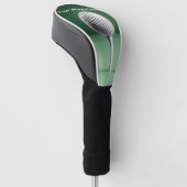 Golfhoofddeksel met golfbal afbeelding golfheadcover (Schuin)