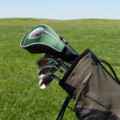 Golfhoofddeksel met golfbal afbeelding golfheadcover (Insitu)