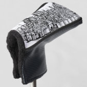 Golfhoofdhoes Golfheadcover (3/4 voorkant)