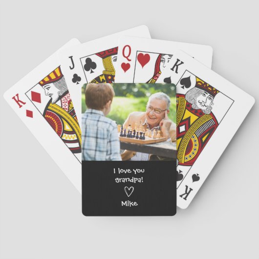 Golfhoofdhoes Pokerkaarten (Achterkant)