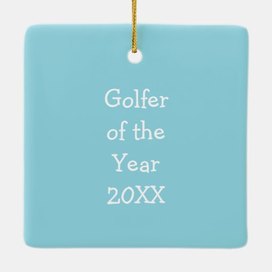 GolfHumor Keramisch Ornament (Achterkant)