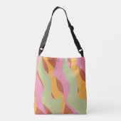 Golfig golfpatroon crossbody tas (Achterkant)