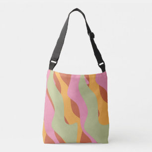 Golfig golfpatroon crossbody tas