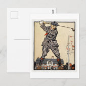  golfillustratie van Penfield Briefkaart (Voorkant / Achterkant)