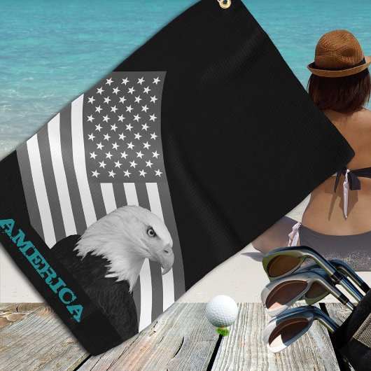 Golfing America & United States, Eagle/flag Golfhanddoek