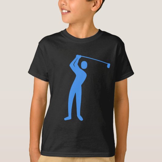 Golfing - Baby Blue T-shirt (Voorkant)
