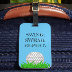 Golfing Bagagelabel