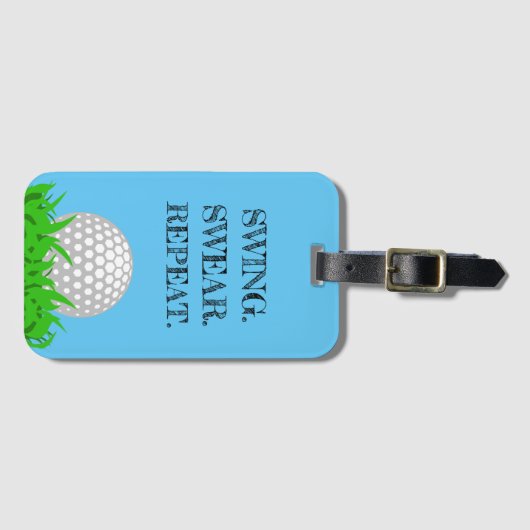 Golfing Bagagelabel (Voorkant (horizontaal))