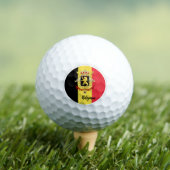 Golfing België en Belgische vlag/Golfbal Golfballen (Insitu Shirt)