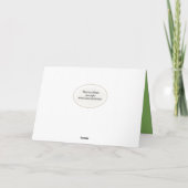 Golfing Birthday Feestdagen Kaart (Achterkant)