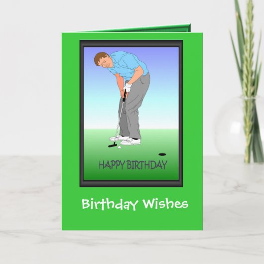 Golfing Birthday kaarten, ik moet dit binnen krijg Kaart (Voorkant)