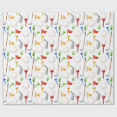 Golfing Cadeaupapier (Vlak)