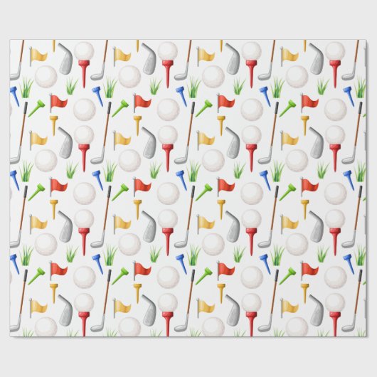 Golfing Cadeaupapier (Vlak)