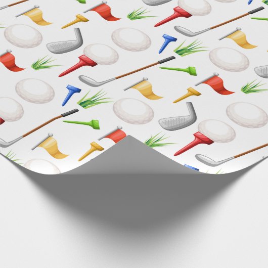 Golfing Cadeaupapier (Hoek)