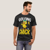 Golfing Chick Women Cute Golfing Ladies Golf T-shirt (Voorkant volledig)