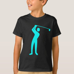 Golfing - Cyaan T-shirt