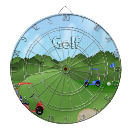 Golfing Dart Board Dartbord (Voorkant)