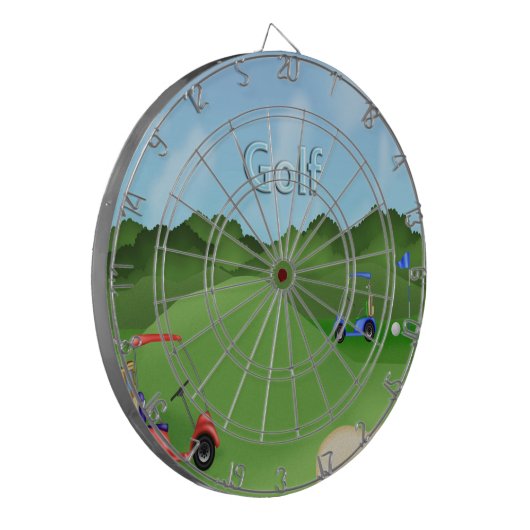 Golfing Dart Board Dartbord (Voorkant Links)
