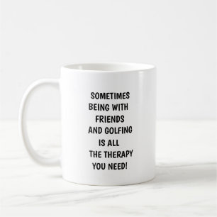 Golfing en Vriend - Funny Mug Koffiemok