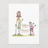 Golfing Forever Briefkaart (Voorkant)