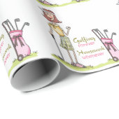 Golfing Forever Cadeaupapier (Rol Hoek)