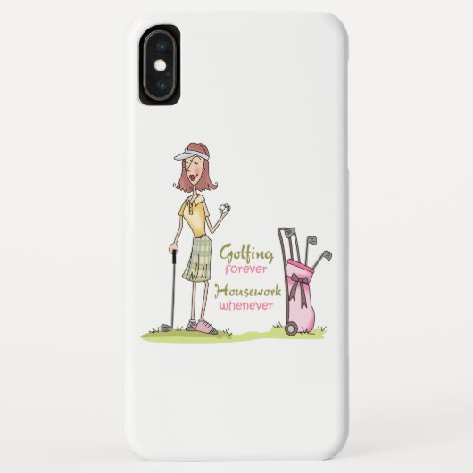 Golfing Forever Case-Mate iPhone Case (Achterkant)