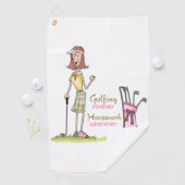 Golfing Forever Golfhanddoek (Insitu)