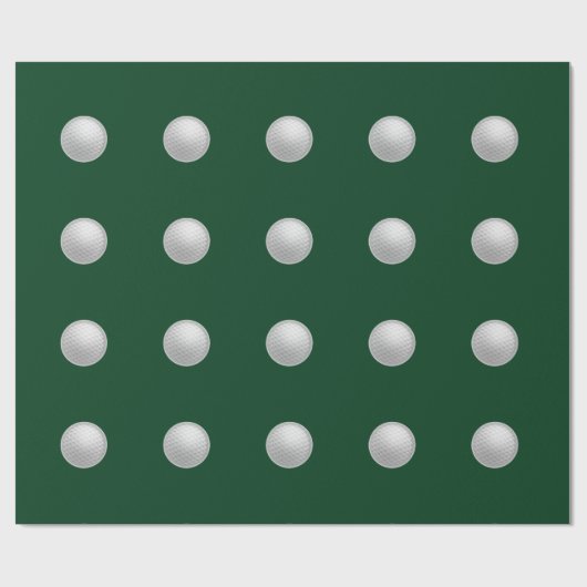 Golfing Gift Wrapping Paper  Cadeaupapier (Vlak)
