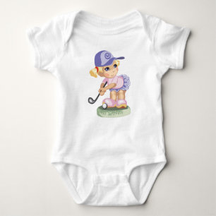 Golfing Girl Baby Creeper Romper