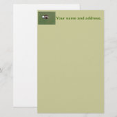 Golfing Golf Course Hole Briefpapier (Voorkant / Achterkant)