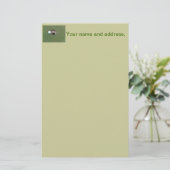 Golfing Golf Course Hole Briefpapier (Staand voorkant)