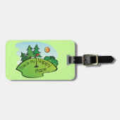 Golfing Golf Course Hole Happy Place Bagagelabel