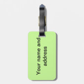 Golfing Golf Course Hole Happy Place Bagagelabel (Achterkant verticaal)