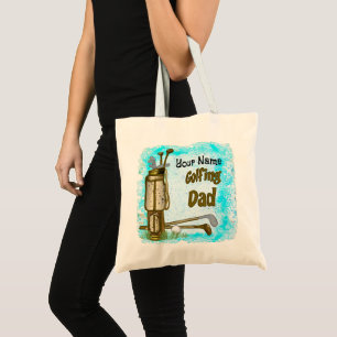 Golfing Golf Dad Tote Bag