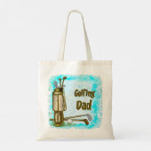 Golfing Golf Dad Tote Bag (Achterkant)