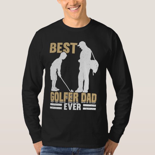 Golfing Golf Player Coach Father Golfer Dad  6 T-shirt (Voorkant)