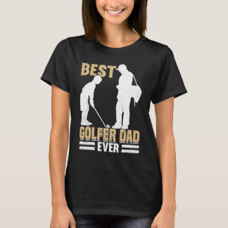 Golfing Golf Player Coach Father Golfer Dad  6 T-shirt