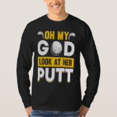 Golfing Golf Player Coach Golfer 7 T-shirt (Voorkant)