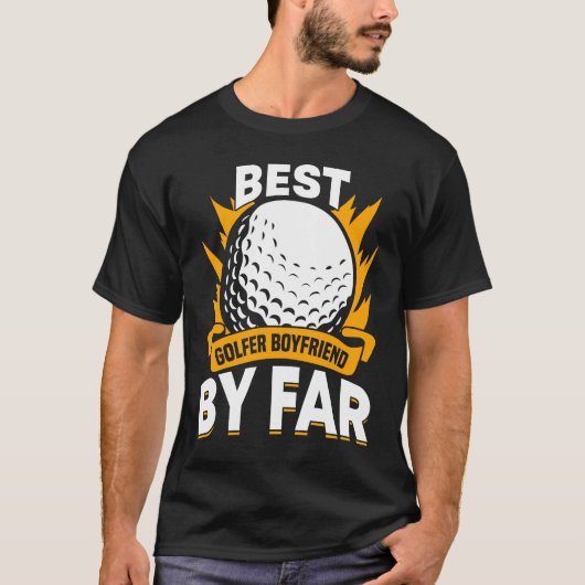 Golfing Golf Player Coach Golfer Boyfriend T-shirt (Voorkant)
