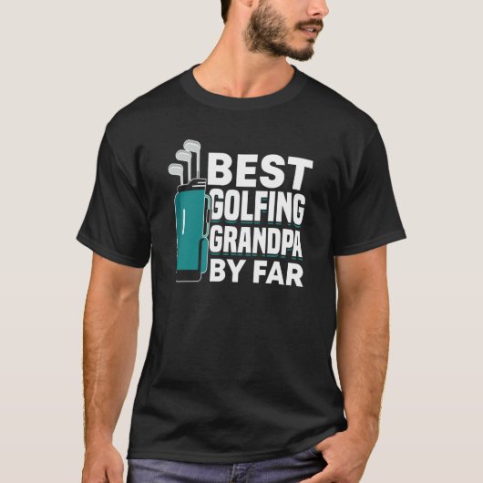 Golfing Golf Player Coach Grandfather Golfer Dad G T-shirt (Voorkant)