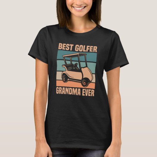 Golfing Golf Player Coach Grandmother Golfer Grand T-shirt (Voorkant)