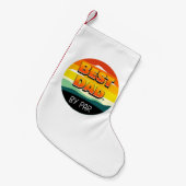 Golfing Golfer Beste vader van Par Kleine Kerstsok (Voorkant (Hangend))