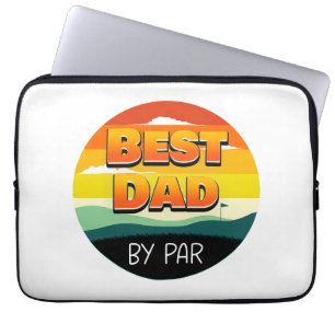 Golfing Golfer Beste vader van Par Laptop Sleeve