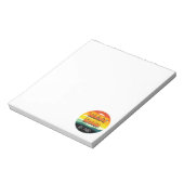 Golfing Golfer Beste vader van Par Notitieblok (Linkerzijde)