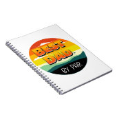 Golfing Golfer Beste vader van Par Notitieboek (Rechterzijde)