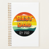 Golfing Golfer Beste vader van Par Planner (Voorkant)