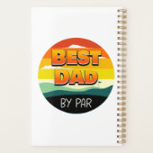 Golfing Golfer Beste vader van Par Planner (Achterkant)