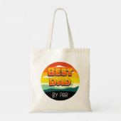 Golfing Golfer Beste vader van Par Tote Bag (Achterkant)