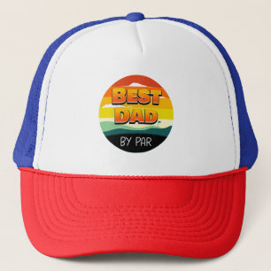 Golfing Golfer Beste vader van Par Trucker Pet